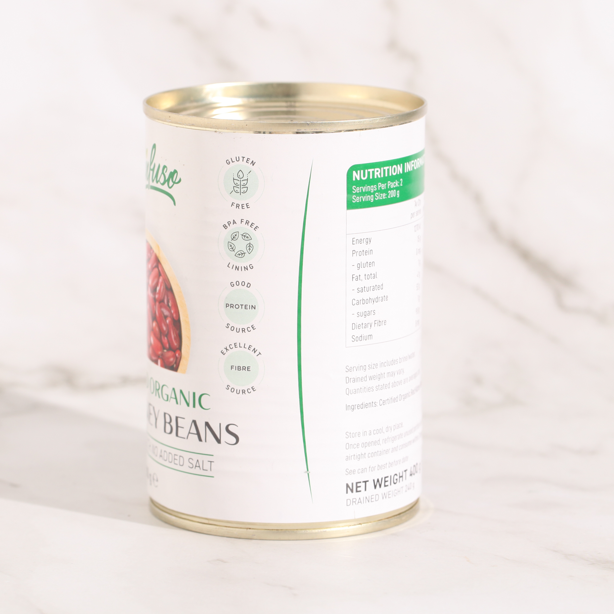 Organic Red Kidney Beans - Manfuso
